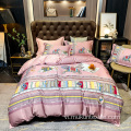 Giá rẻ King Size Bedsheet Duvet Cover Bộ đồ giường Đặt